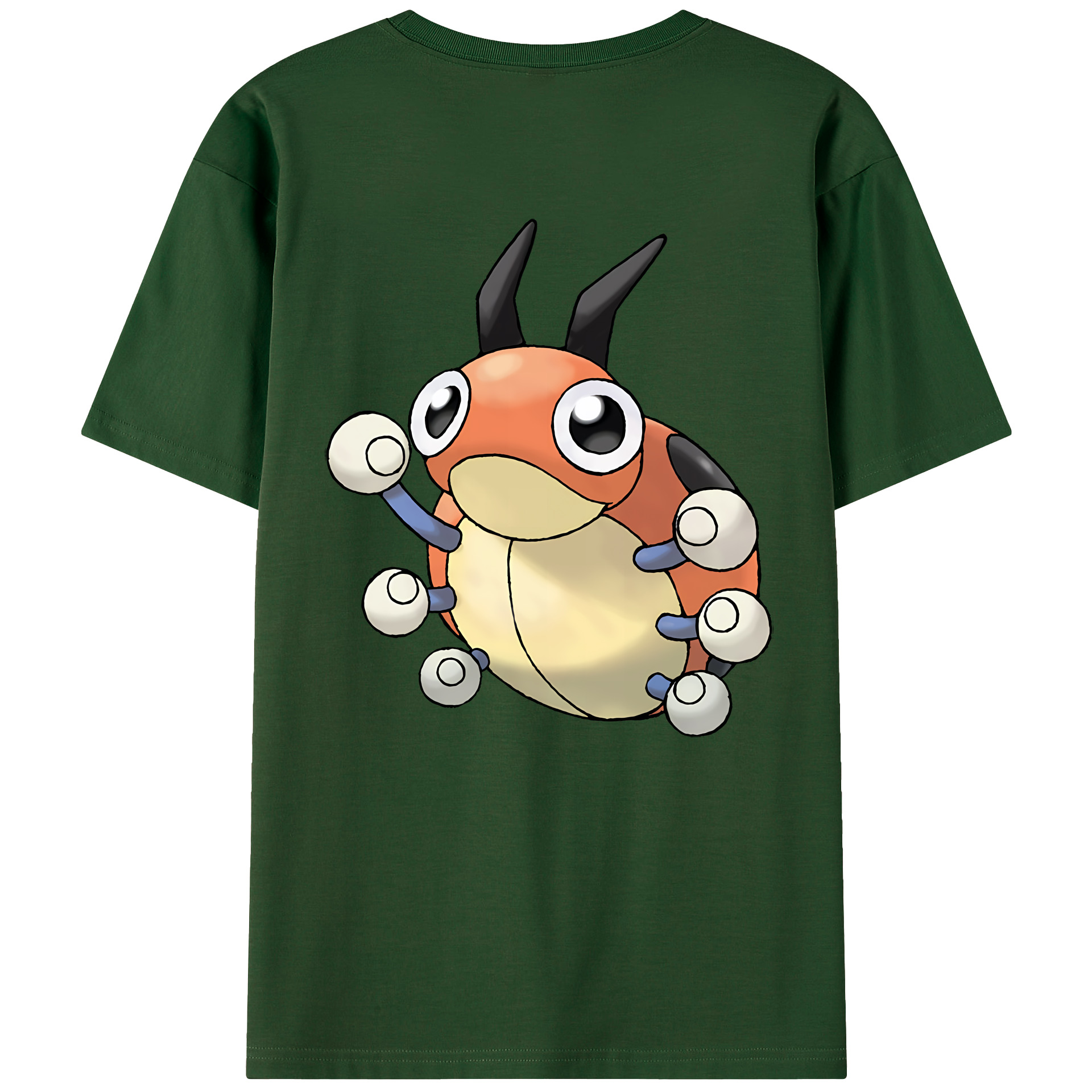 （画像用） ポケットモンスター Pokémon 綿100％半袖Tシャツ（背面プリント）